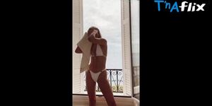 Kimberley Garner Butt,  Breasts Scene  in Kimberley Garner Sizzles In A White Bikini At The Beach
