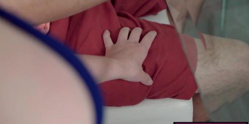 His Cock Is Huge I Just Want To See It - Tough Love 3Some (Elle McRae, Laney Grey)